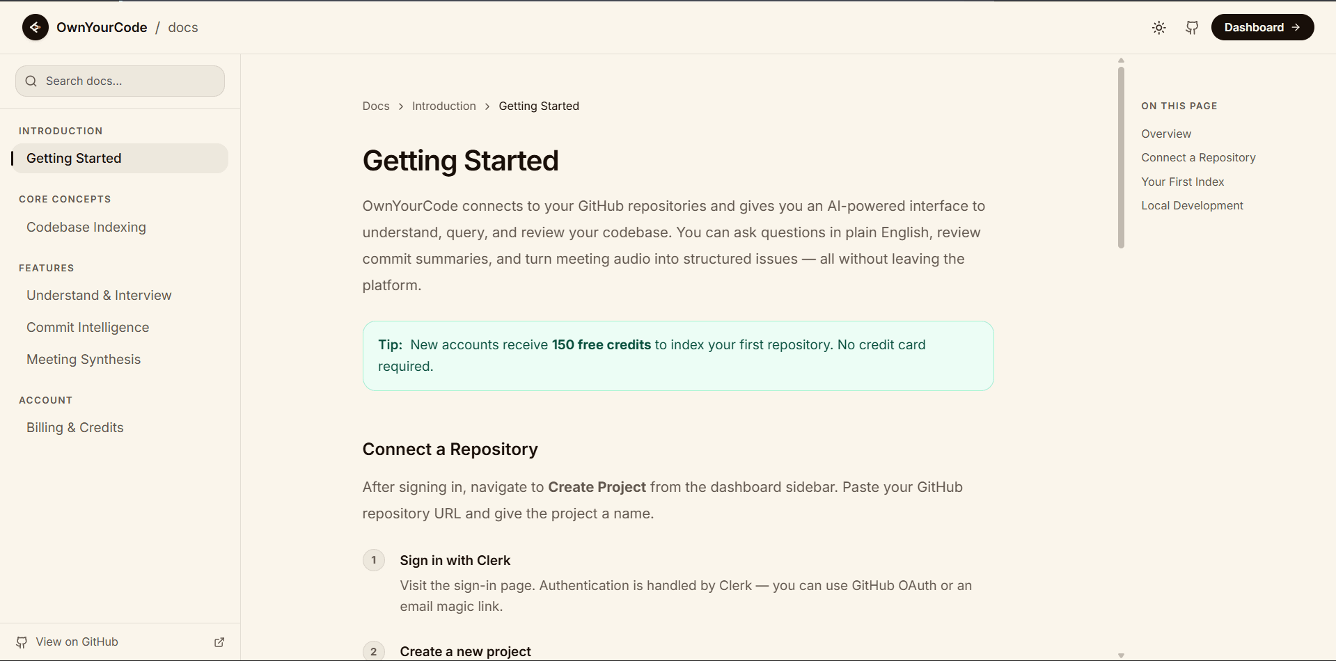 OwnYourCode Interface 2