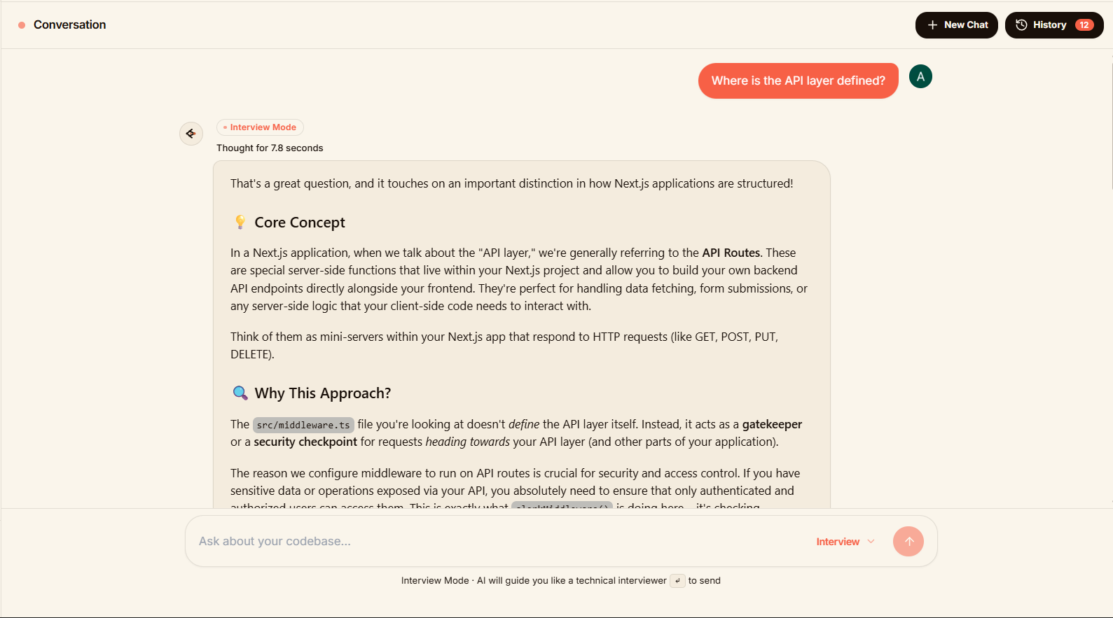 OwnYourCode Interface 1